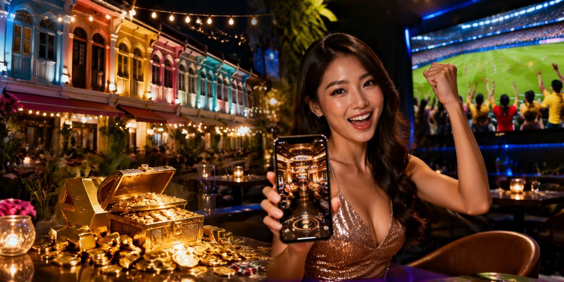 Pemain menggunakan aplikasi kasino mudah alih di Pulau Pinang untuk bermain Roulette